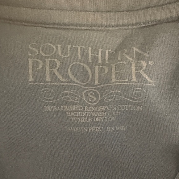 Southern Proper Navy Short Sleeve Tee - Picture 2 of 3